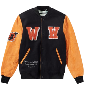 Off White Jacket Black Orange