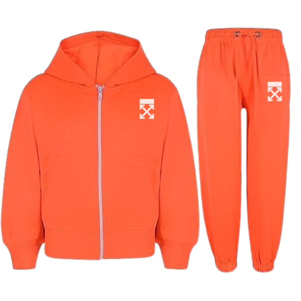 Neon- Orange- Off- White- Tracksuit