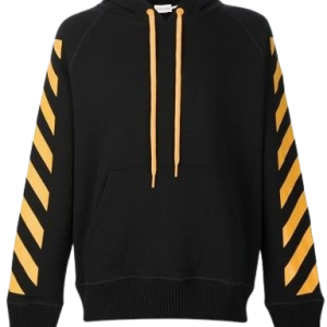 Off- White -Yellow -And -Black -Hoodie