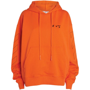 Orange- Off- White -Hoodie